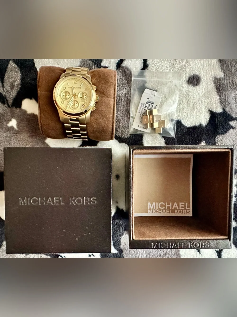 Michael Kors Gold Bracelet Chronograph Watch